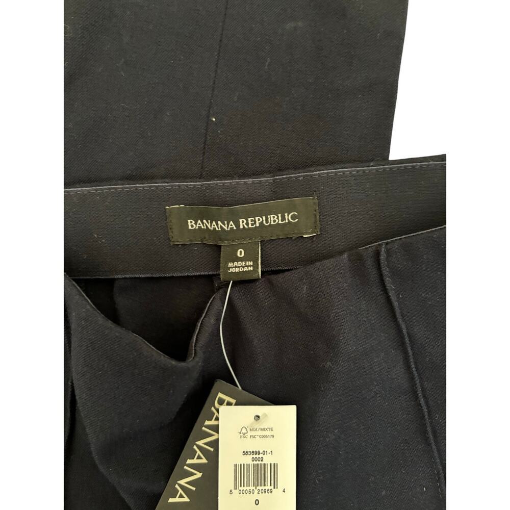NWT Banana Republic Sloan Skinny Ankle Pants Navy Blue Size 0 Career Work Office - Picture 5 of 7